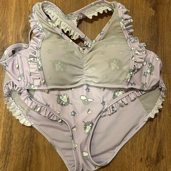 Hot Topic Lavender Unicorn Bikini - Picture 4 of 5